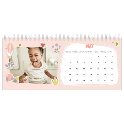 Bureaukalenders — Regenboog eenhoorn [omslag]