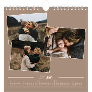 Fotokalender Vierkant — Gemaakte herinneringen