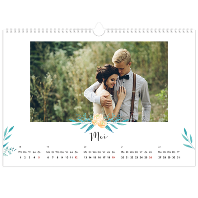 Fotokalender A3 — Bloemen illustraties [omslag]