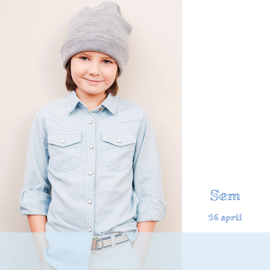 Uitnodigingen — Lavendelblauw