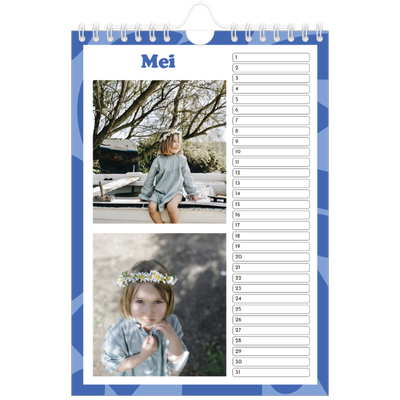 Fotokalender A5 — Speelse patronen [Mei]