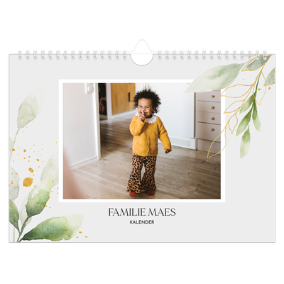 Fotokalender A4 — Bloemen splash [omslag]