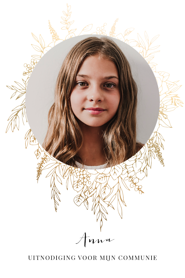 Uitnodigingen — Bloemenversiering