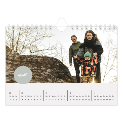 Fotokalender A5 — Fotosticker [Maart]