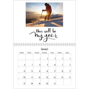 Fotokalender A4 Dubbel — Citaten