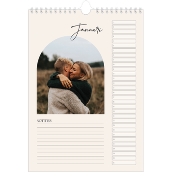 Fotokalender A4 — Boog van herinneringen