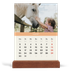 Bureaukalender met houten standaard  — Pastel hoofdstukken [Maart]