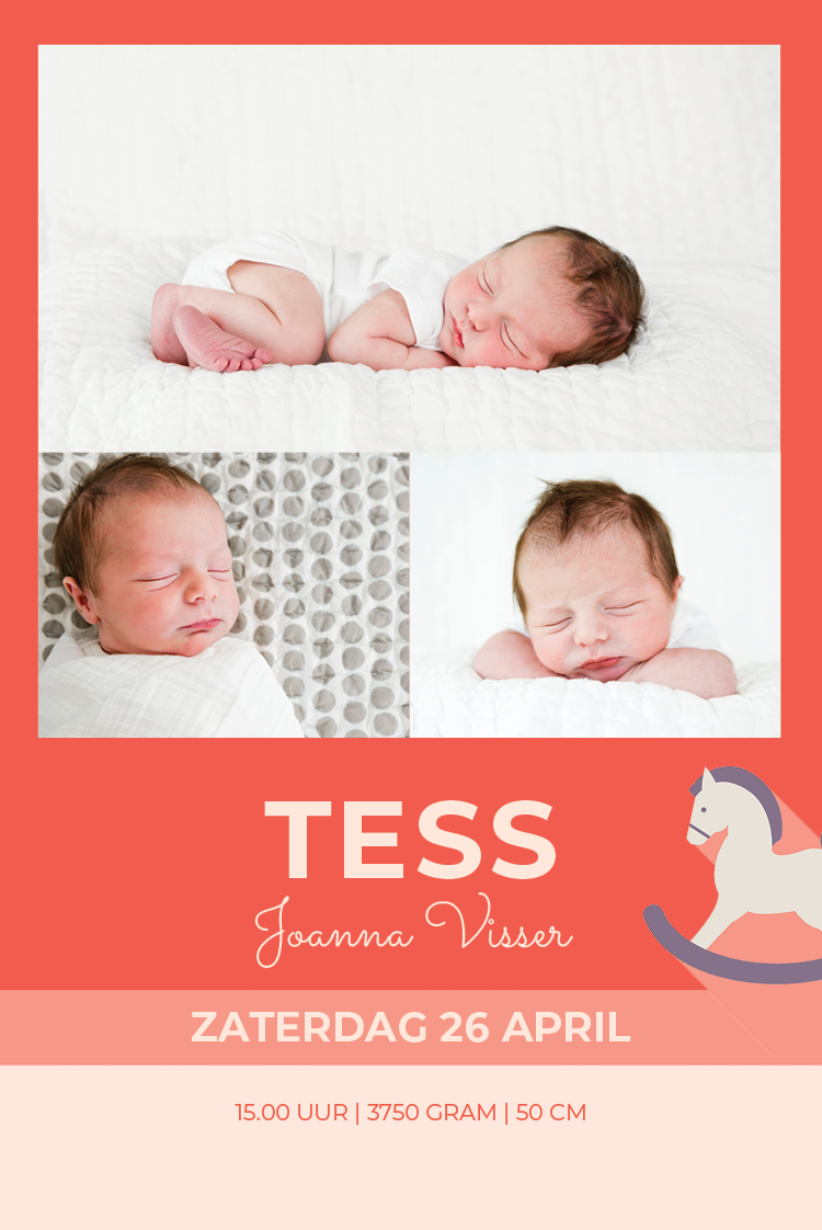 Uitnodigingen — Hobbelpaard