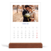Bureaukalender met houten standaard  — Kobalt klassieker [Februari]
