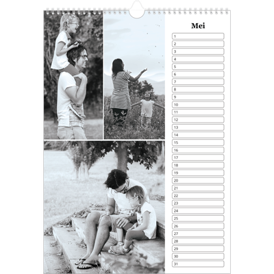 Verjaardagskalenders A3 — Focus [Mei]