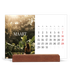 Bureaukalender met houten standaard  — Eindeloze ontsnapping [Maart]