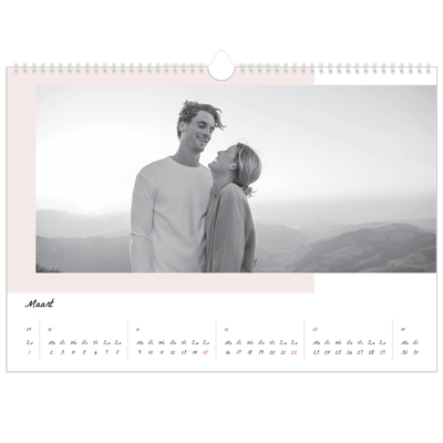 Fotokalender A3 — Kleur frames [Maart]