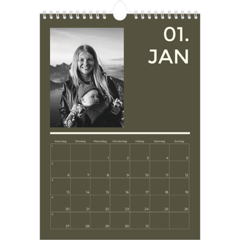 Fotokalender A4 — Modern en gedurft
