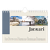 Fotokalender A5 — Bezienswaardigheden van de wereld [Januari]