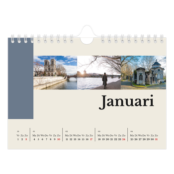Fotokalender A5 — Bezienswaardigheden van de wereld