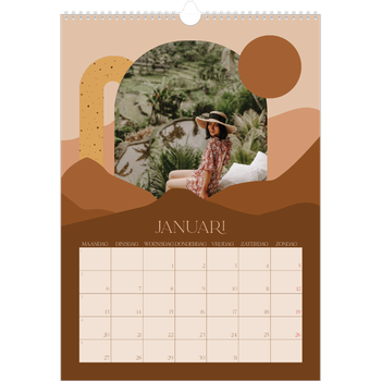 Fotokalender A3 — Neutrale bergen
