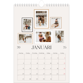 Fotokalender A4 — Fotowand gallerij
