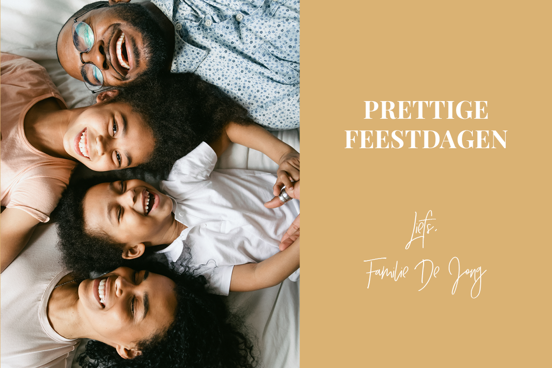 Fotokaarten — Feestelijke familie