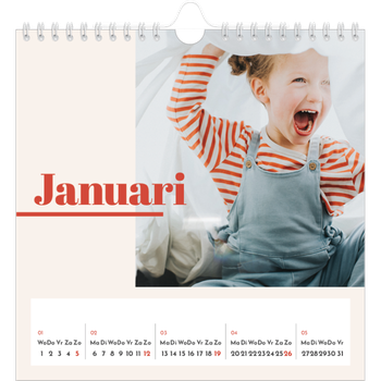 Fotokalender Vierkant — 90s nostalgie