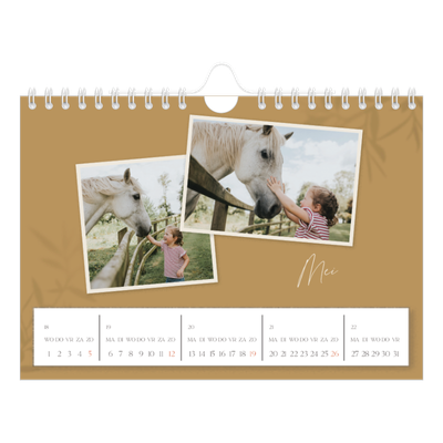 Fotokalender A5 — Warme aardetinten [omslag]