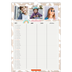 A3 Familieplanners — Rustiek - gezinsplanner 3 personen [Mei]