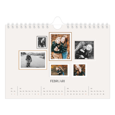 Fotokalender A5 — Fotowand gallerij [Februari]