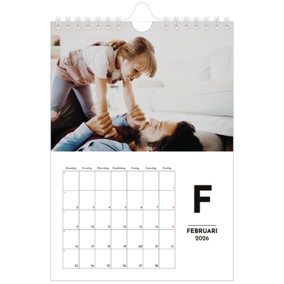 Fotokalender A5 — Schijnwerper effect [Februari]