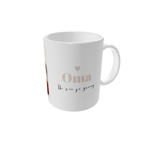 Mok bedrukken — Lieve oma