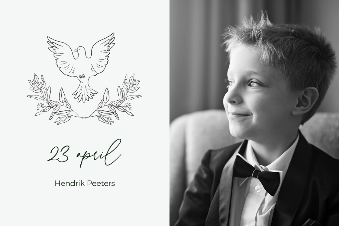 Bedankkaarten — Communie schetsen