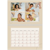 Fotokalender A4 Dubbel (30 x 40 cm) — Asymmetrische tekst [April]