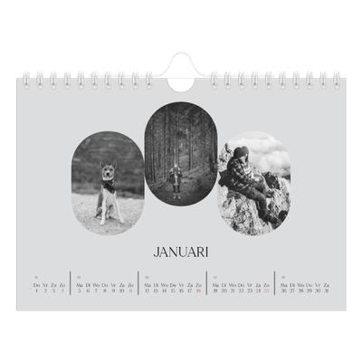 Fotokalender A5 — De open weg [Januari]