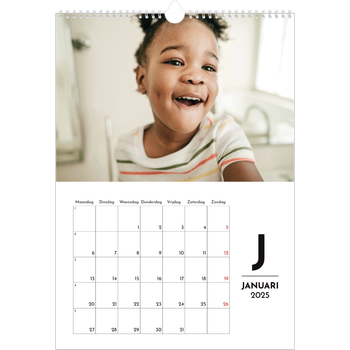 Fotokalender A3 — Schijnwerper effect
