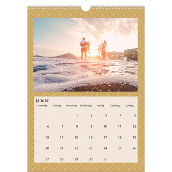 Fotokalender A3 — Geometrisch achtergrondpatronen