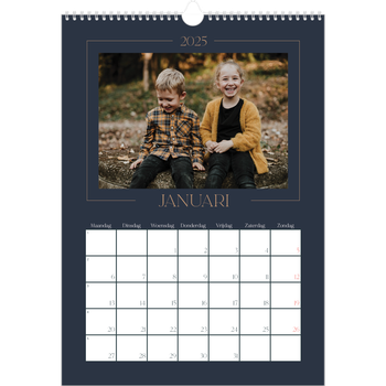 Fotokalender A3 — Pruisisch blauw