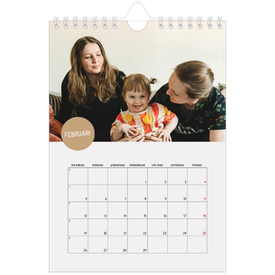 Fotokalender A5 — Fotosticker [Februari]