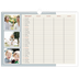 A3 Familieplanners — Aardse tonen - gezinsplanner 4 personen [Januari]