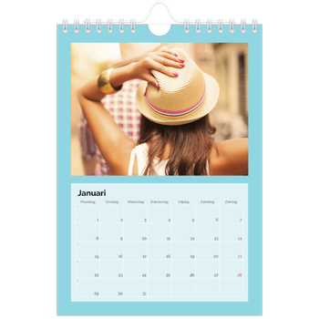 Fotokalender A5 — Fel gekleurde kaders