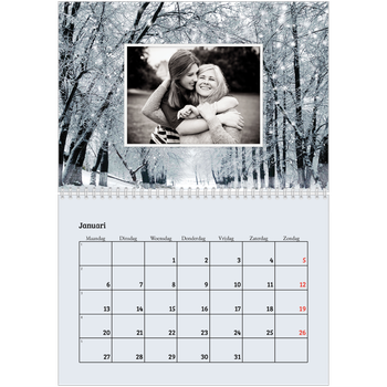 Fotokalender A4 Dubbel — Vier jaargetijden