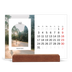Bureaukalender met houten standaard  — De open boog [omslag]