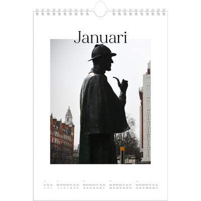 Fotokalender A4 (20 x 30 cm) — Mijn reisverhaal - Londen [Januari]