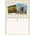 Fotokalender A4 Dubbel (30 x 40 cm) — Retro patronen [April]