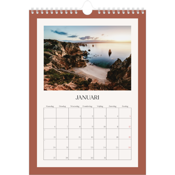 Fotokalender A4 — Klassieke kleuren