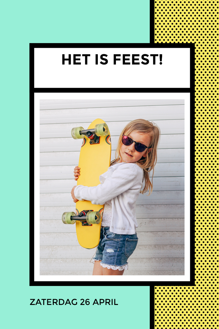 Uitnodigingen — Pop art