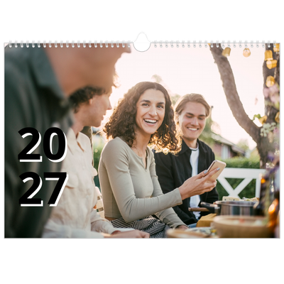 Fotokalender A3 — Letter stijl [omslag]