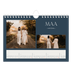 Fotokalender A5 — Leisteen & schreef [Maart]