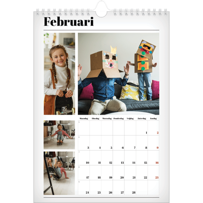 Fotokalender A4 (20 x 30 cm) — Vers van de pers [Februari]