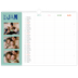 A3 Familieplanners — Vrolijk & kleurrijk - gezinsplanner 4 personen [Januari]