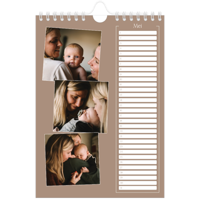 Fotokalender A5 — Gemaakte herinneringen [Mei]