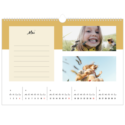 Fotokalender A3 — Kalender Lijst [omslag]