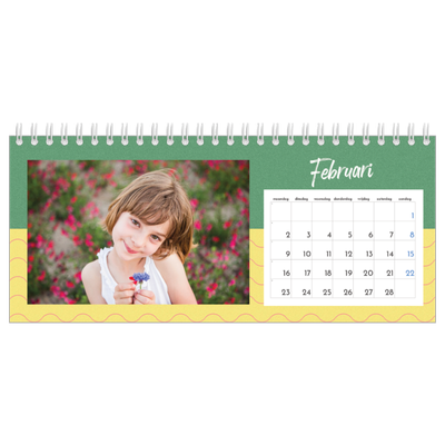 Bureaukalenders — Kleuren en patronen [Februari]